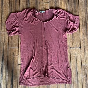 Urban Outfitters Burnt Orange Long Shirt